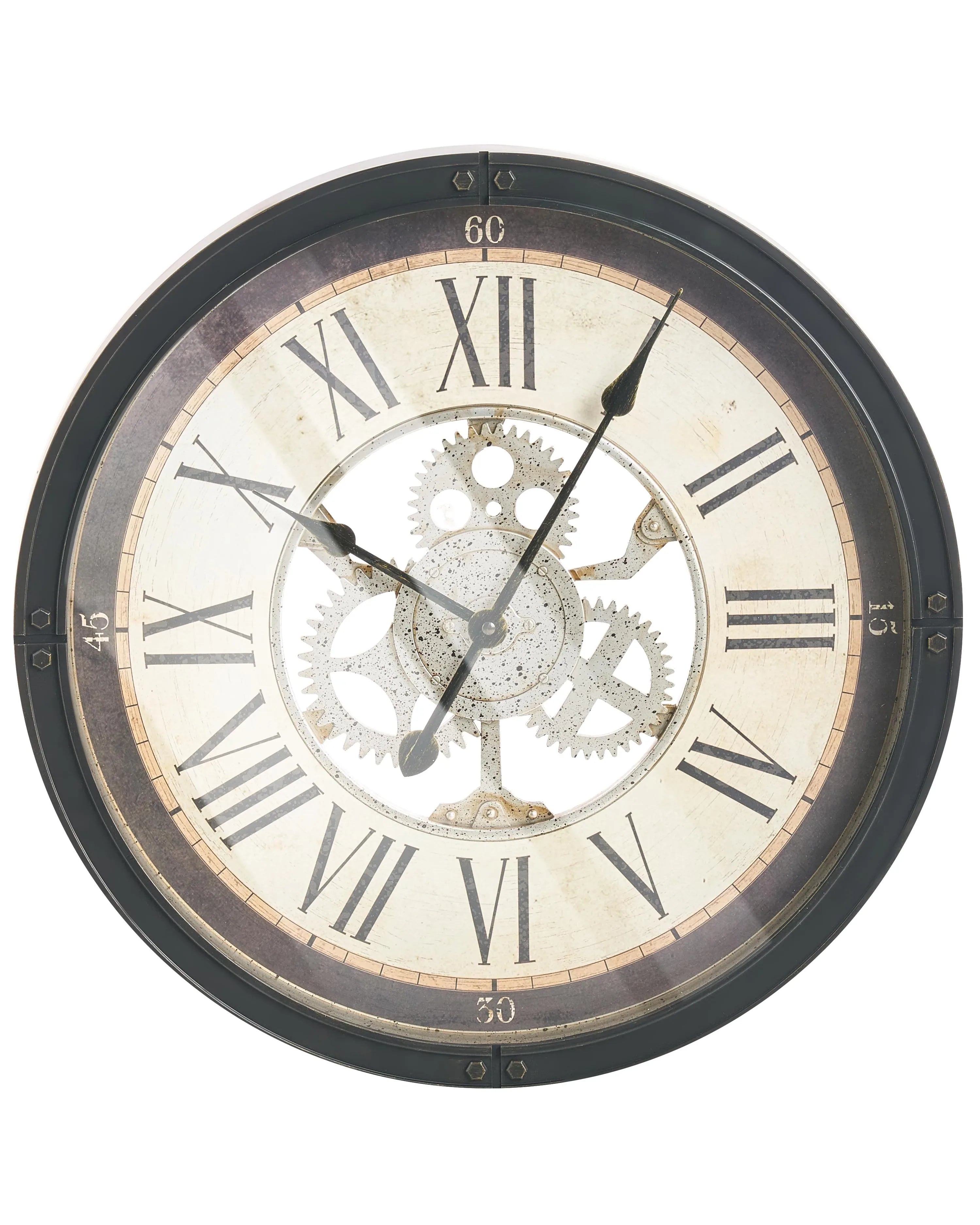 Orologio da parete BORNOS 50 cm Nero