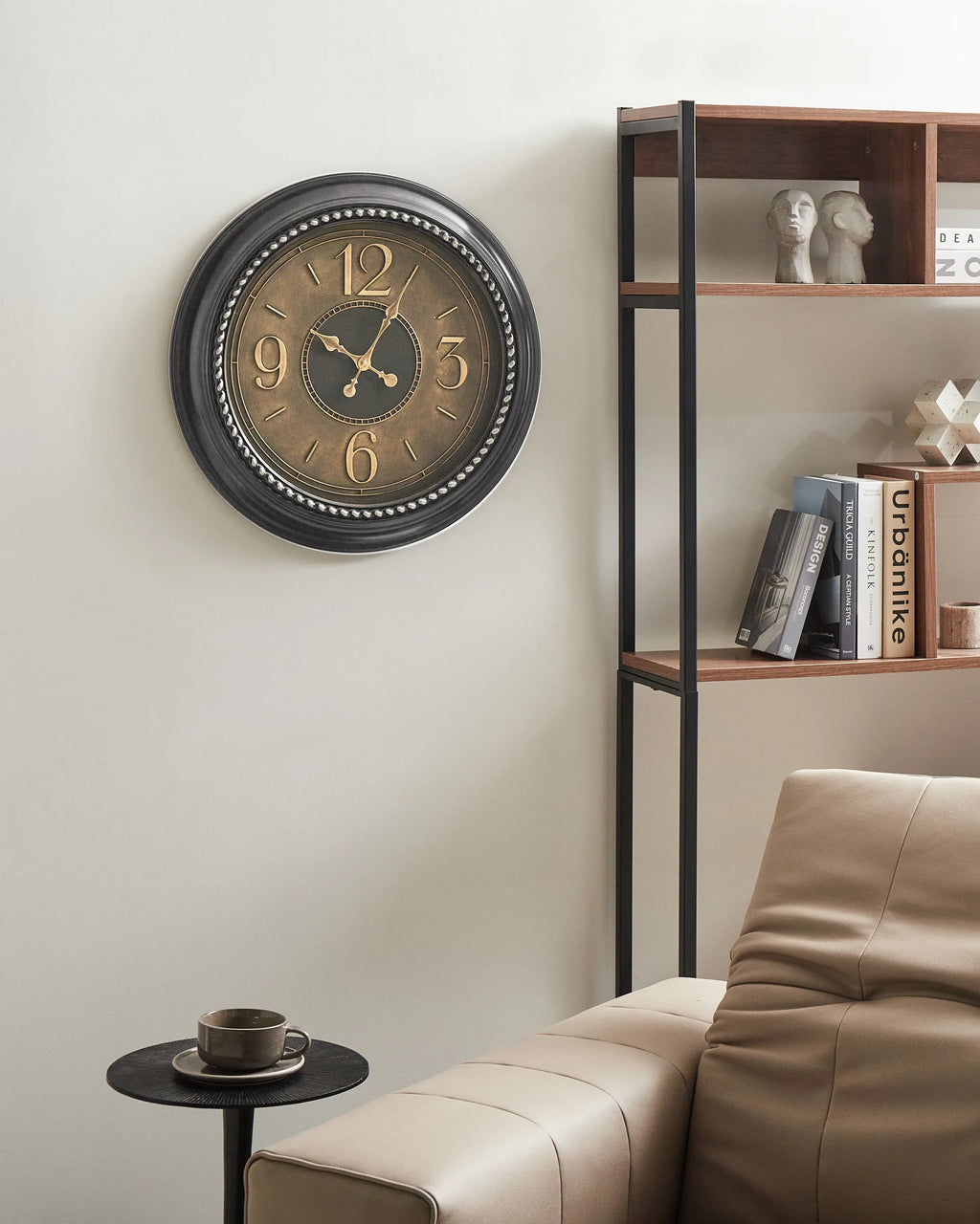 Orologio da parete ALBOI 55 cm Nero